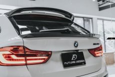 画像4: BMW 5シリーズ G31 ツーリング トランク用 リアスポイラー リアゲットスポイラー本物Drycarbon ドライカーボン (4)