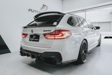 画像5: BMW 5シリーズ G31 ツーリング トランク用 リアスポイラー リアゲットスポイラー本物Drycarbon ドライカーボン (5)