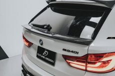 画像1: BMW 5シリーズ G31 ツーリング トランク用 リアスポイラー リアゲットスポイラー本物Drycarbon ドライカーボン (1)