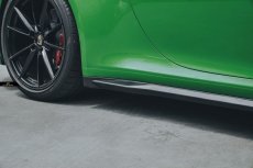 画像15: ポルシェ 911 992 Carrera サイド スカート 本物Drycarbon ドライカーボン  (15)