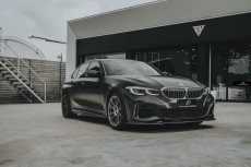 画像6: BMW 3シリーズ G20 G21 M-TECH Mスポーツ バンパー用サイドスカート スポイラー ステッジ 本物DryCarbon ドライカーボン (6)