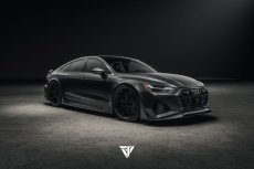 画像3: AUDI RS7 C8 フロント リップスポイラー 本物DryCarbon ドライカーボン (3)