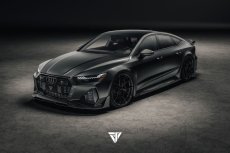 画像3: AUDI RS7 C8 サイドスカート 本物DryCarbon ドライカーボン (3)