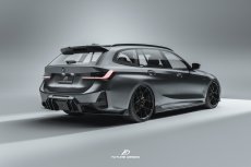 画像18: BMW 3シリーズ G21 LCI 後期車 Mスポーツ M340i リアバンパー用 ディフューザー 本物DryCarbon ドライカーボン (18)