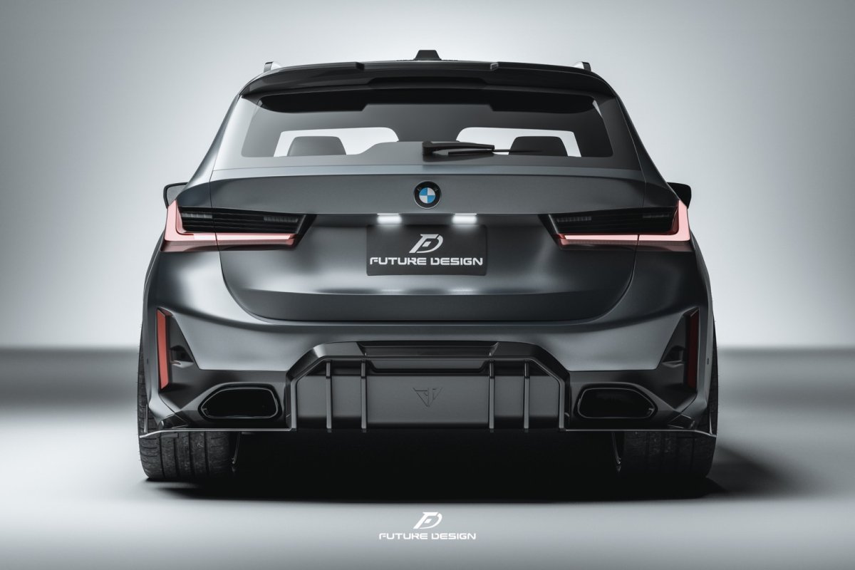 画像21: BMW 3シリーズ G20 G21 LCI 後期車 Mスポーツ M340i リアバンパー用 ディフューザー 本物DryCarbon ドライカーボン (21)