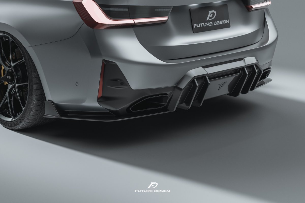 画像20: BMW 3シリーズ G20 G21 LCI 後期車 Mスポーツ M340i リアバンパー用 ディフューザー 本物DryCarbon ドライカーボン (20)