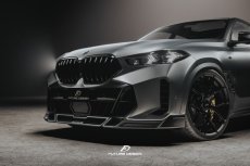 画像4: BMW Xシリーズ X6 G06 後期 Mスポーツ フロントバンパー用リップスポイラー 本物DryCarbon ドライカーボン (4)