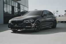 画像16: BMW 5シリーズ G30 セダン G31 ツーリング Mスポーツ フロント用リップスポイラー 本物DryCarbon ドライカーボン (16)