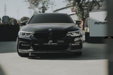 画像17: BMW 5シリーズ G30 セダン G31 ツーリング Mスポーツ フロント用リップスポイラー 本物DryCarbon ドライカーボン (17)