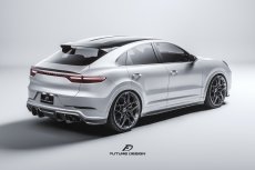 画像6:  PORSCHE ポルシェ Cayenne カイエン Coupe クーペ E3 9Y0 サイドスカート 本物DryCarbon ドライカーボン (6)