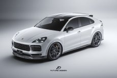 画像3:  PORSCHE ポルシェ Cayenne カイエン Coupe クーペ E3 9Y0 サイドスカート 本物DryCarbon ドライカーボン (3)