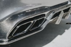 画像5: BENZ メルセデス・ベンツ E-Class W213 セダン 前期用 リアディフューザー 本物DryCarbon ドライカーボン (5)