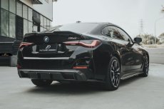 画像5: BMW 4シリーズ i4 Mスポーツ リア ディフューザー スプリッター 本物DryCarbon ドライカーボン (5)