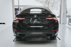 画像12: BMW 4シリーズ i4 Mスポーツ リア ディフューザー スプリッター 本物DryCarbon ドライカーボン (12)