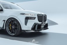 画像13: BMW Xシリーズ X7 G07 後期車 Mスポーツ フロントバンパー用リップスポイラー 本物DryCarbon ドライカーボン (13)