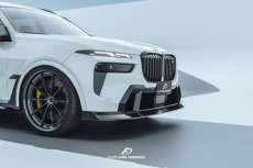 画像13: BMW Xシリーズ X7 G07 後期 Mスポーツ フロントバンパー用リップスポイラー 本物DryCarbon ドライカーボン (13)