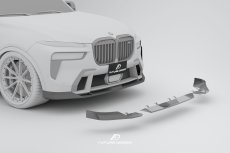 画像17: BMW Xシリーズ X7 G07 後期車 Mスポーツ フロントバンパー用リップスポイラー 本物DryCarbon ドライカーボン (17)