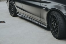 画像7: BENZ メルセデス・ベンツ C-Class W205 セダン AMGサイド用カーボン スカート 本物DryCarbon C180 C200 C43 (7)