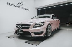 画像3: BENZ メルセデス・ベンツ CLS W218 CLS63 フロントバンパー用リップスポイラー 本物Dry Carbon ドライカーボン (3)