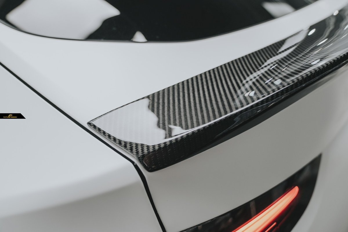 画像3: BENZ メルセデス・ベンツ GLE-Class C167 クーペ 専用 トランク リア スポイラー 本物DryCarbon ドライカーボン  (3)