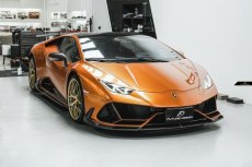 画像2: Lamborghini ランボルギーニ Huracan ウラカン EVO フロント リップスポイラー 本物DryCarbon ドライカーボン (2)