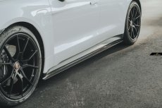 画像13: Porsche ポルシェ Taycan タイカン サイドスカート 本物Drycarbon ドライカーボン (13)