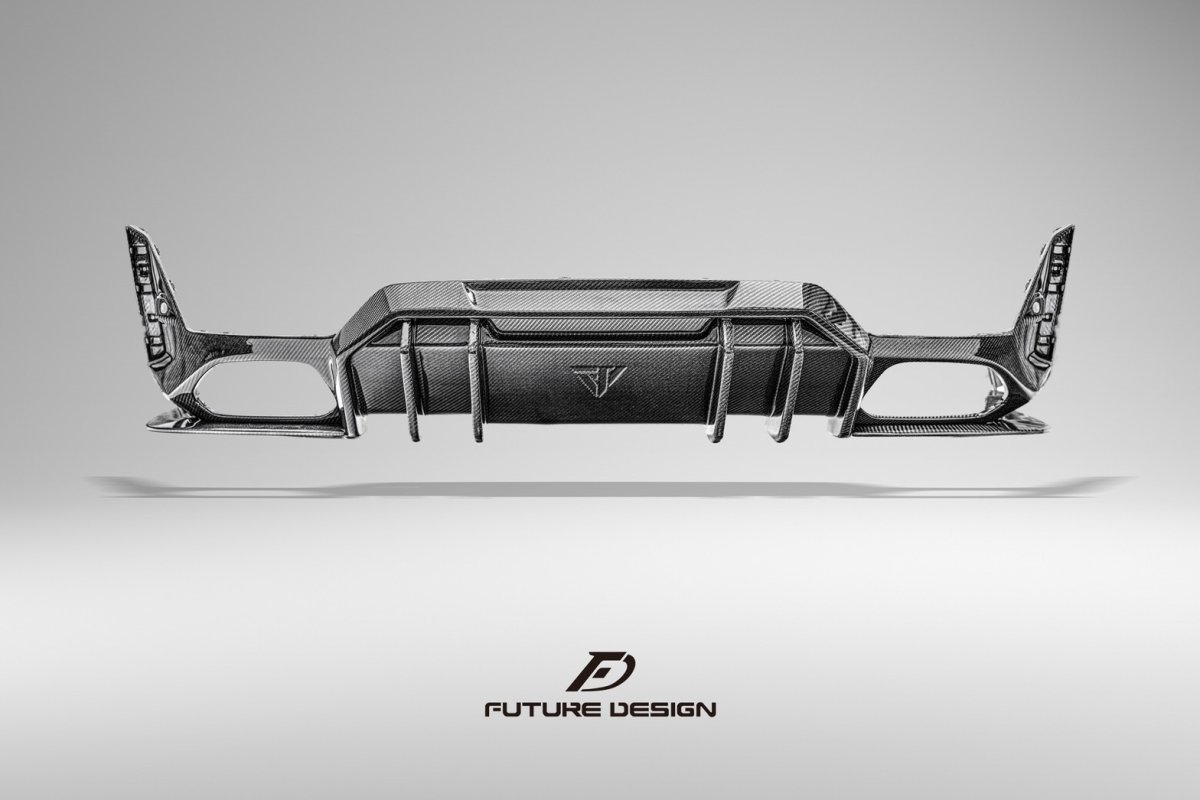 画像24: BMW 3シリーズ G20 G21 LCI 後期車 Mスポーツ M340i リアバンパー用 ディフューザー 本物DryCarbon ドライカーボン (24)