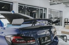 画像3: BMW 5シリーズ F10 M5 トランク用 リアウィング DryCarbon 本物ドライカーボン (3)