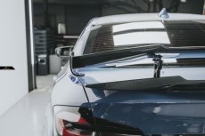 画像4: BMW 5シリーズ F10 M5 トランク用 リアウィング DryCarbon 本物ドライカーボン (4)