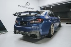 画像10: BMW 5シリーズ F10 M5 トランク用 リアウィング DryCarbon 本物ドライカーボン (10)