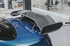画像5: BMW 5シリーズ F10 M5 トランク用 リアウィング DryCarbon 本物ドライカーボン (5)