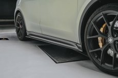 画像3: TESLA テスラ MODEL モデル Y サイドスカート 本物Drycarbon ドライカーボン (3)