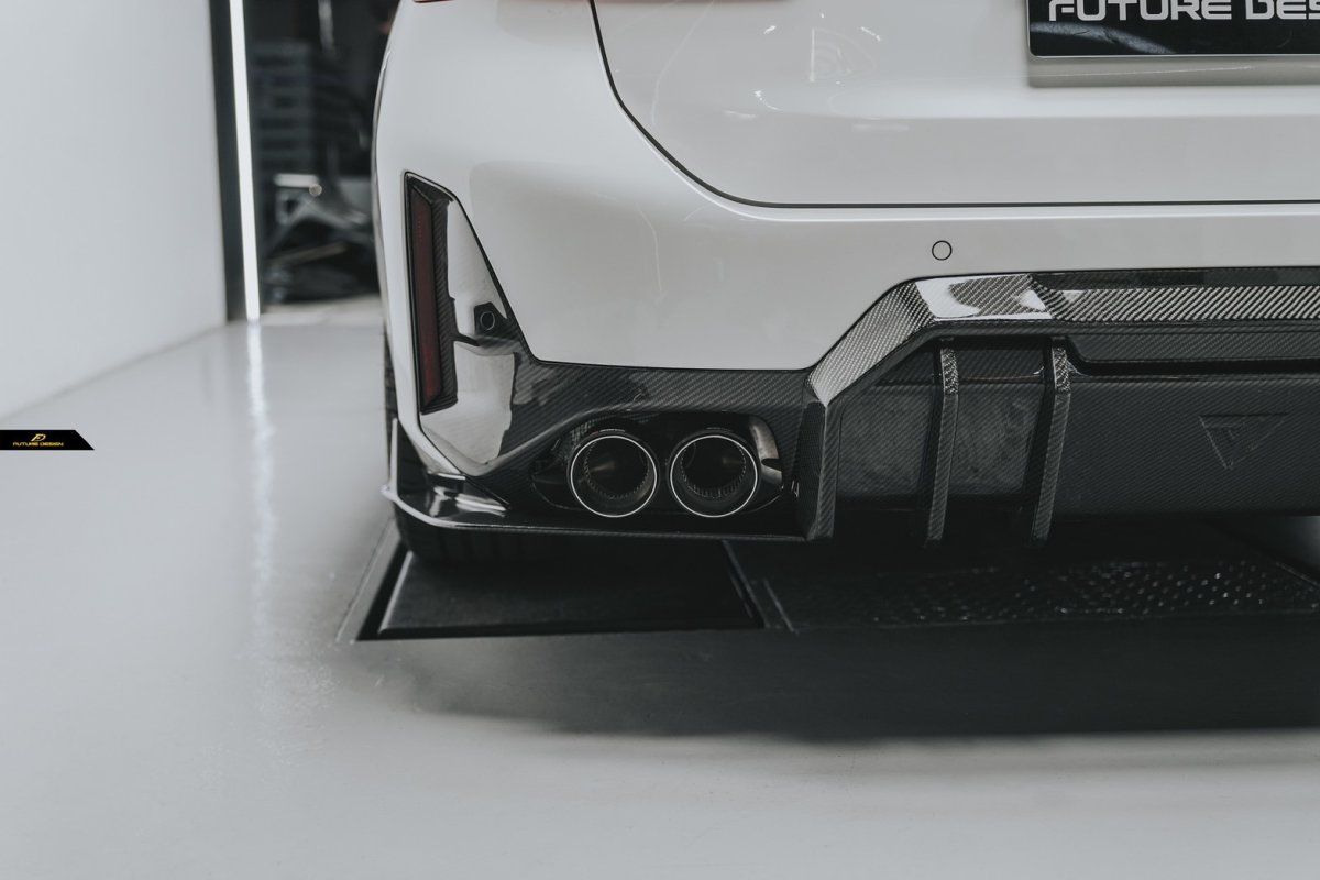 画像30: BMW 3シリーズ G20 G21 LCI 後期車 Mスポーツ M340i リアバンパー用 ディフューザー 本物DryCarbon ドライカーボン (30)