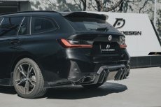 画像42: BMW 3シリーズ G21 LCI 後期車 Mスポーツ M340i リアバンパー用 ディフューザー 本物DryCarbon ドライカーボン (42)