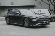 画像12: BENZ メルセデス・ベンツ C-Class W206 S206 サイドスカート 本物Drycarbon ドライカーボン (12)