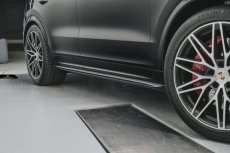 画像8:  PORSCHE ポルシェ Cayenne カイエン Coupe クーペ E3 9Y0 サイドスカート 本物DryCarbon ドライカーボン (8)