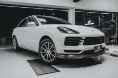 画像14:  PORSCHE ポルシェ Cayenne カイエン Coupe クーペ E3 9Y0 サイドスカート 本物DryCarbon ドライカーボン (14)