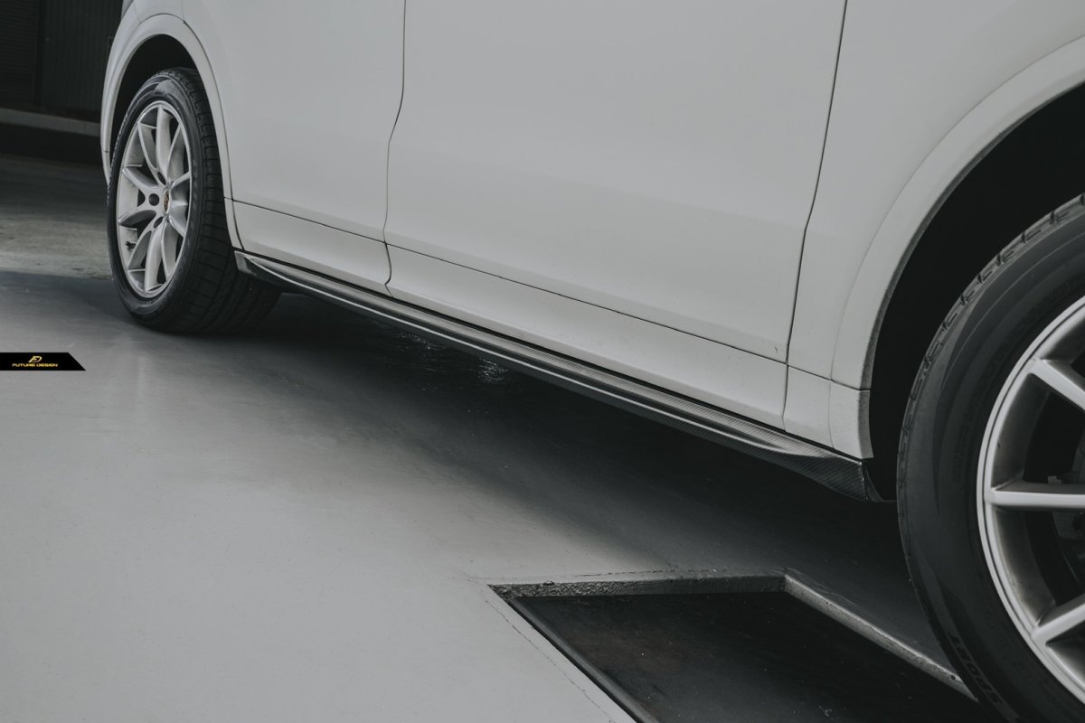 画像16:  PORSCHE ポルシェ Cayenne カイエン Coupe クーペ E3 9Y0 サイドスカート 本物DryCarbon ドライカーボン (16)