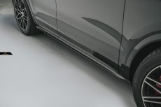 画像7:  PORSCHE ポルシェ Cayenne カイエン Coupe クーペ E3 9Y0 サイドスカート 本物DryCarbon ドライカーボン (7)