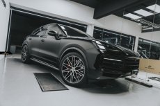 画像13:  PORSCHE ポルシェ Cayenne カイエン Coupe クーペ E3 9Y0 サイドスカート 本物DryCarbon ドライカーボン (13)