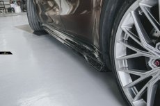 画像10: TESLA テスラ MODEL モデル Y サイドスカート 本物Drycarbon ドライカーボン (10)