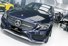 画像5: BENZ メルセデス・ベンツ C-Class W205 C205 S205 前期車 フロント用 AMG ダイヤモンド 星 グリル (5)