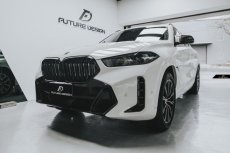 画像9: BMW Xシリーズ X6 G06 F96 後期車 フロント用艶ありブラック キドニーグリル センターグリル X6M (9)