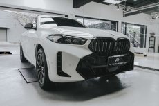 画像4: BMW Xシリーズ X6 G06 F96 後期車 フロント用艶ありブラック キドニーグリル センターグリル X6M (4)