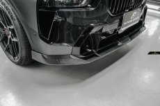 画像12: BMW Xシリーズ X7 G07 後期 Mスポーツ フロントバンパー用リップスポイラー 本物DryCarbon ドライカーボン (12)