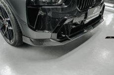 画像12: BMW Xシリーズ X7 G07 後期車 Mスポーツ フロントバンパー用リップスポイラー 本物DryCarbon ドライカーボン (12)