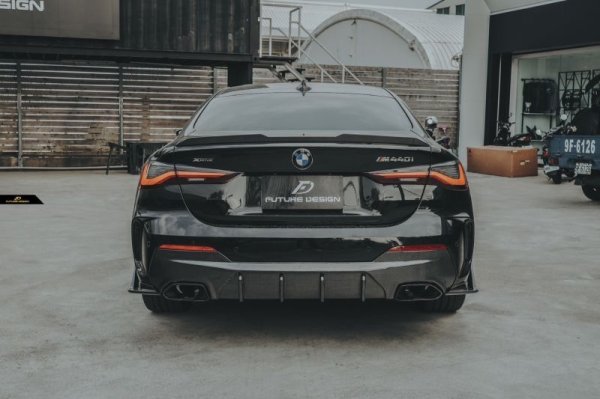 BMW 4シリーズ G22 クーペ M-TECH Mスポーツ リア ディフューザー 4本