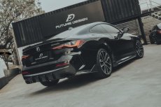 画像12: BMW 4シリーズ G22 クーペ トランク用 リアスポイラー 本物DryCarbon ドライカーボン (12)