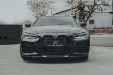 画像15: BMW 4シリーズ G22 G23 フロント用 艶ありブラックキドニーグリル センターグリル (15)