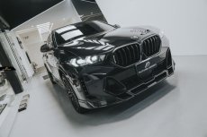 画像3: BMW Xシリーズ X6 G06 後期 Mスポーツ フロントバンパー用リップスポイラー 本物DryCarbon ドライカーボン (3)